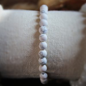 Bracelet énergétique en howlite