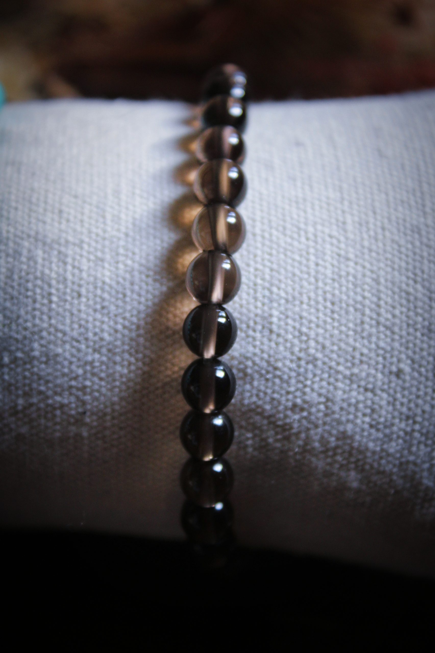 Bracelet énergétique en quartz fumé